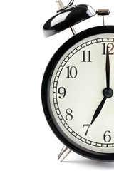 detail of alarm clock