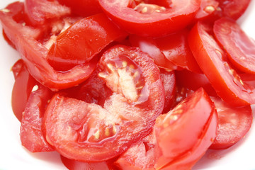 tranches de tomates