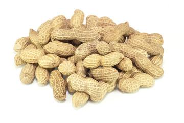 Peanut with isolated background