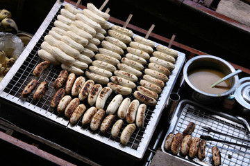 Thai cuisine - grilled bananas