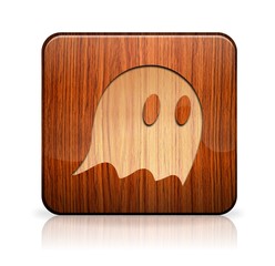 Wooden video game logo/icon 2