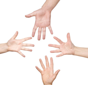 four hands