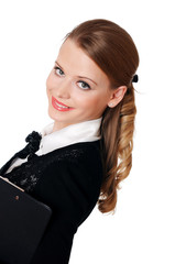 Fototapeta premium charming young businesswoman
