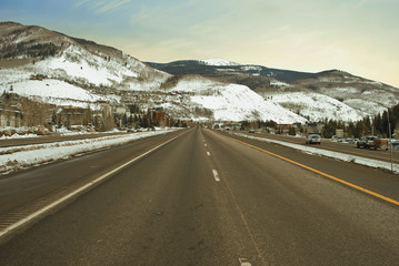 mountain freeway