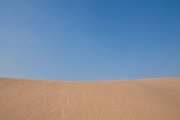 Sand of river side in northeast of Thailand