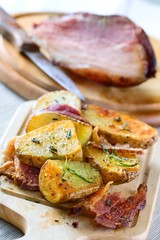 Baked potatoes