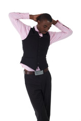 Black African businessman