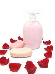 liquid soap with rose extract