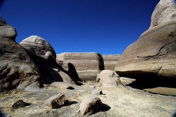 Lines Of Evaporation in Joshua Tree