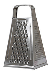 Closeup of grater isolated on white with clipping path