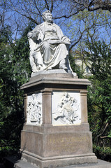 Fototapeta na wymiar Franz Schubert pomnik, Wiedeń