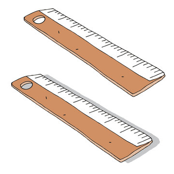 R&egrave;gle en bois