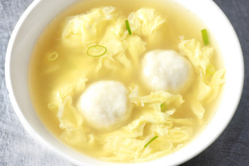 Fish ball soup
