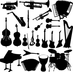 Fototapeta premium music instrument vector