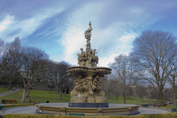 Ross Fountain, Princess garden, Edinburgh, UK