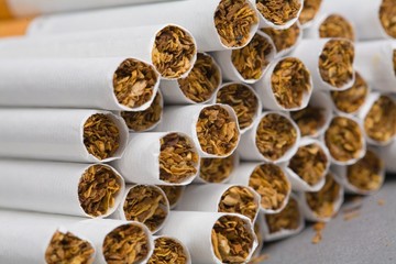 Concept group creative cigarettes background