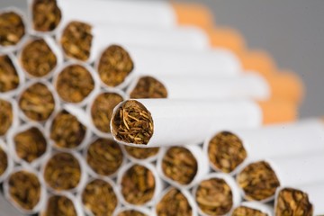 Concept group creative cigarettes background