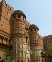 Amar Singh Gate at the Red Fort, Agra, India