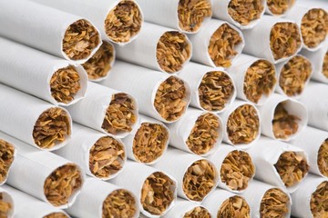 Concept group creative cigarettes background