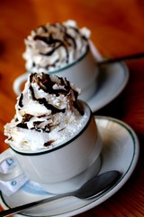 coffee with lot of wipped cream
