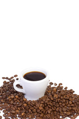 cup at whte background