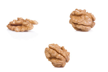 tasty walnuts at white