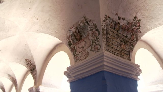 S&auml;ulen, Kloster Santa Catalina, Arequipa, Peru
