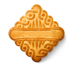 Biscuit isolated on the white background
