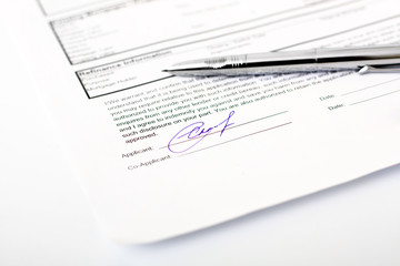 Fototapeta premium mortgage application