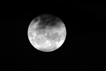 Full moon with cloud