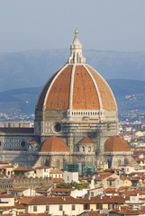 Fototapeta na wymiar firenze cupola del Bernini