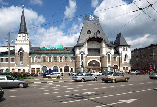 Jaroslawler Bahnhof, altester Moskauer Fernbahnhof