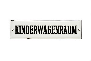 Altes Emailschild 