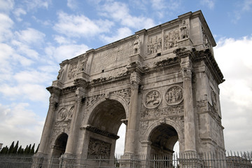 Fototapeta premium Arco Di Costantino in Rome, Arch of Constantine