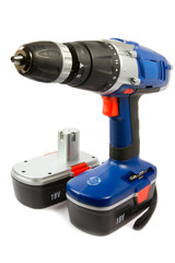 cordless hammer drill and spare battery