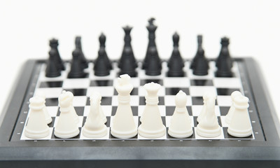 Chess isolated on a white background