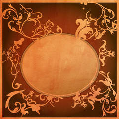 floral style textures and backgrounds frame