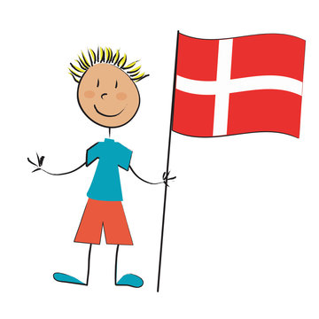 drapeau enfant danemark