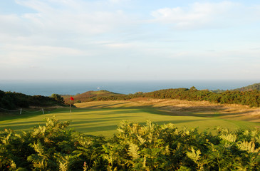 golf course with a view