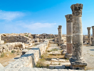 Fototapeta na wymiar Roman Cytadeli w Ammanie w Jordanii