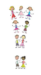 enfants point d'exclamation