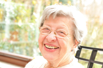 Senior Woman Laughing 10