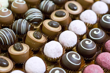 Pralinenauswahl