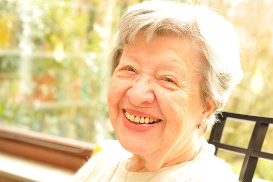 Senior Woman Laughing 11