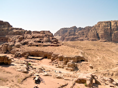 Tombs in Petra, Jordan