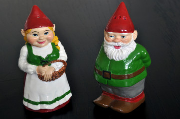 Salt and pepper shaker dwarfs