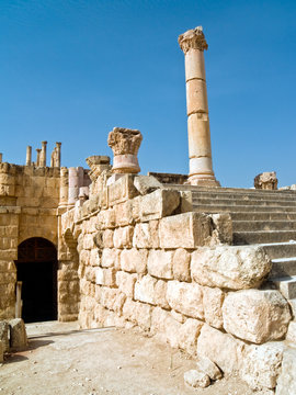 The Forum in Jerash, Jordan.