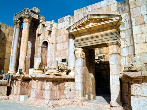 Roman theatre in Jerash, Jordan