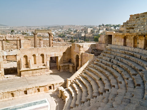 Amphitheater in Jerash, Jordan