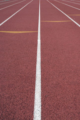 Fototapeta premium Track and Field running lanes